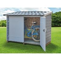 Clairval Abri de jardin  "Dune" PVC range tout toit 1 pente (pente vers l'avant) 