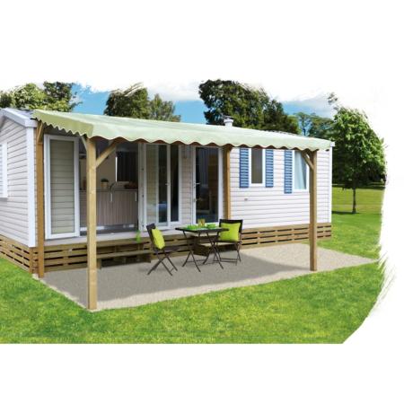 Pergola Bois toit Standard profondeur 2m60