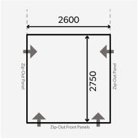 Auvent Gonflable Dometic-Kampa Club Air Pro 260M 