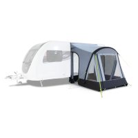 Auvent Dometic-Kampa Leggera air 260S pour caravane, camping-car et fourgons aménagés