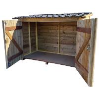 Clairval Abri de jardin bois "Bosquet" toit 1 pente vers l'avant