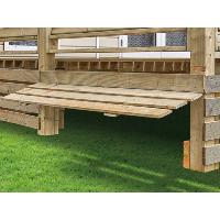 Soubassement terrasse sur 5 lattes en hauteur