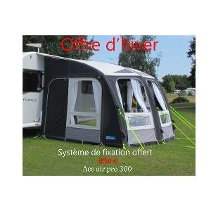 AUVENT GONFLABLE KAMPA ACE AIR PRO 300 POUR CARAVANE