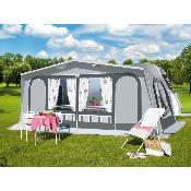 Auvent caravane Clairval Arizona 2m60 avec  volets en taille E4