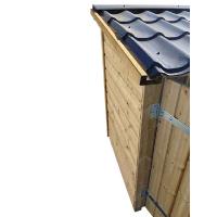 Clairval Abri de jardin bois "Bosquet" toit 1 pente vers l'avant
