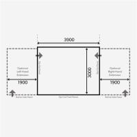 Auvent Gonflable Dometic-Kampa  Grande Air  390M  toutes saisons 