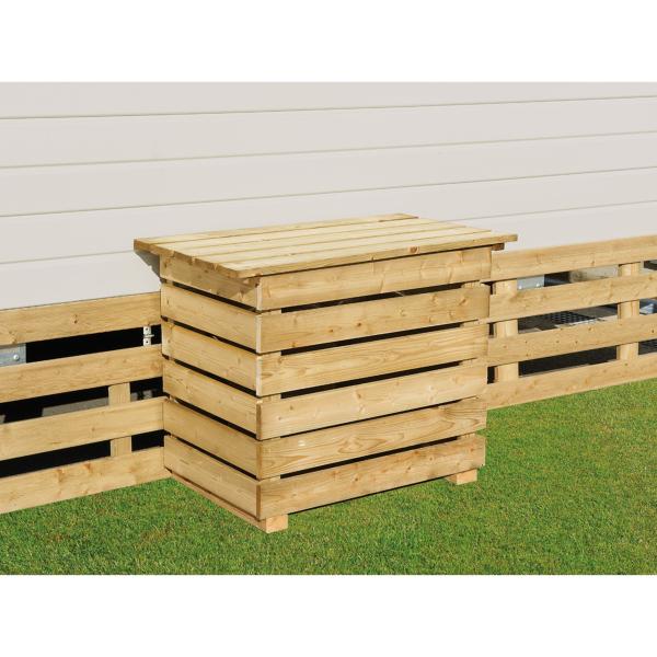 Clairval Coffre cache gaz Bois