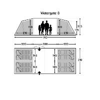 Toile de tente Watergate 8 places 2021