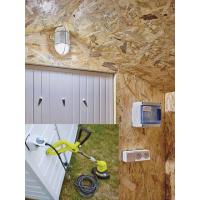 Clairval Abri de jardin "Littoral" PVC 2 pentes 4m² avec pack électrique sans finition prémium