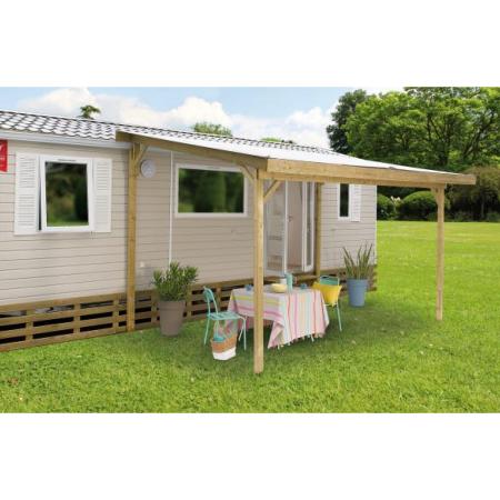 Pergola Bois toit Sun profondeur 2m85