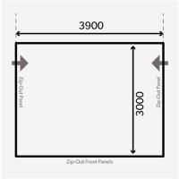 Auvent Gonflable Dometic-Kampa  Grande Air  390M  toutes saisons 