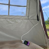 Tente de camping Solaire gonflable NAMIOT 52W 2000mAh