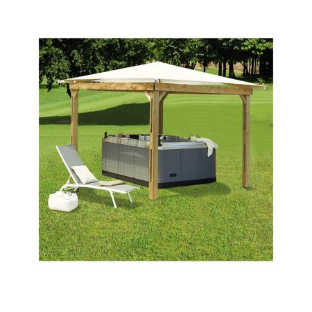 Kiosque bois Clairval 3m10 x 3m20